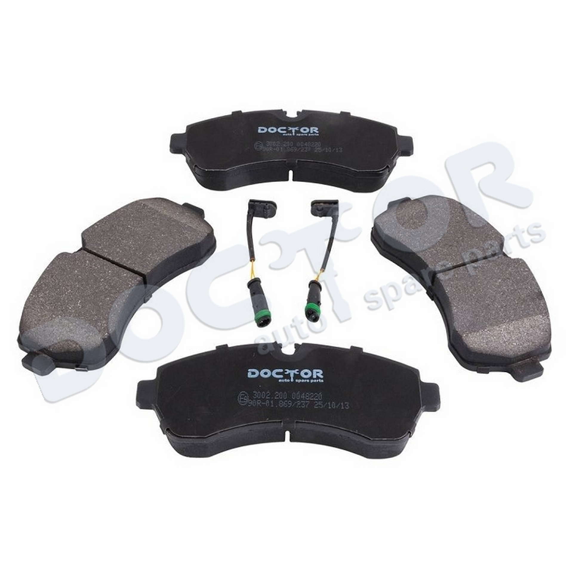 Fren Balatası Ön-(Çift Tekerin)-Fişli